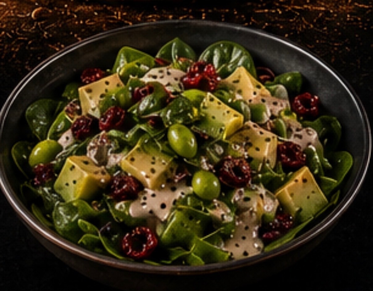 House poppyseed salad served at Brett’s Burgers